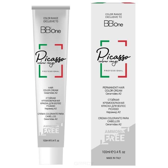 ПЕРМАНЕНТНАЯ КРЕМ-КРАСКА PICASSO COLOUR RANGE БЕЗ АММИАКА