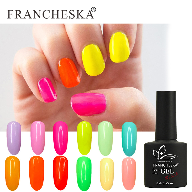 Гель лак Francheska неон